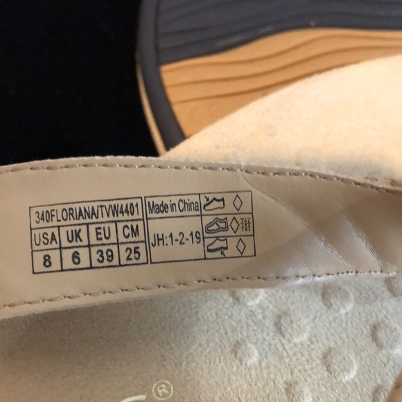 Vionic Floriana Cork Beaded Flip Flop Comfort Sandals Size 8 - Picture 7 of 7